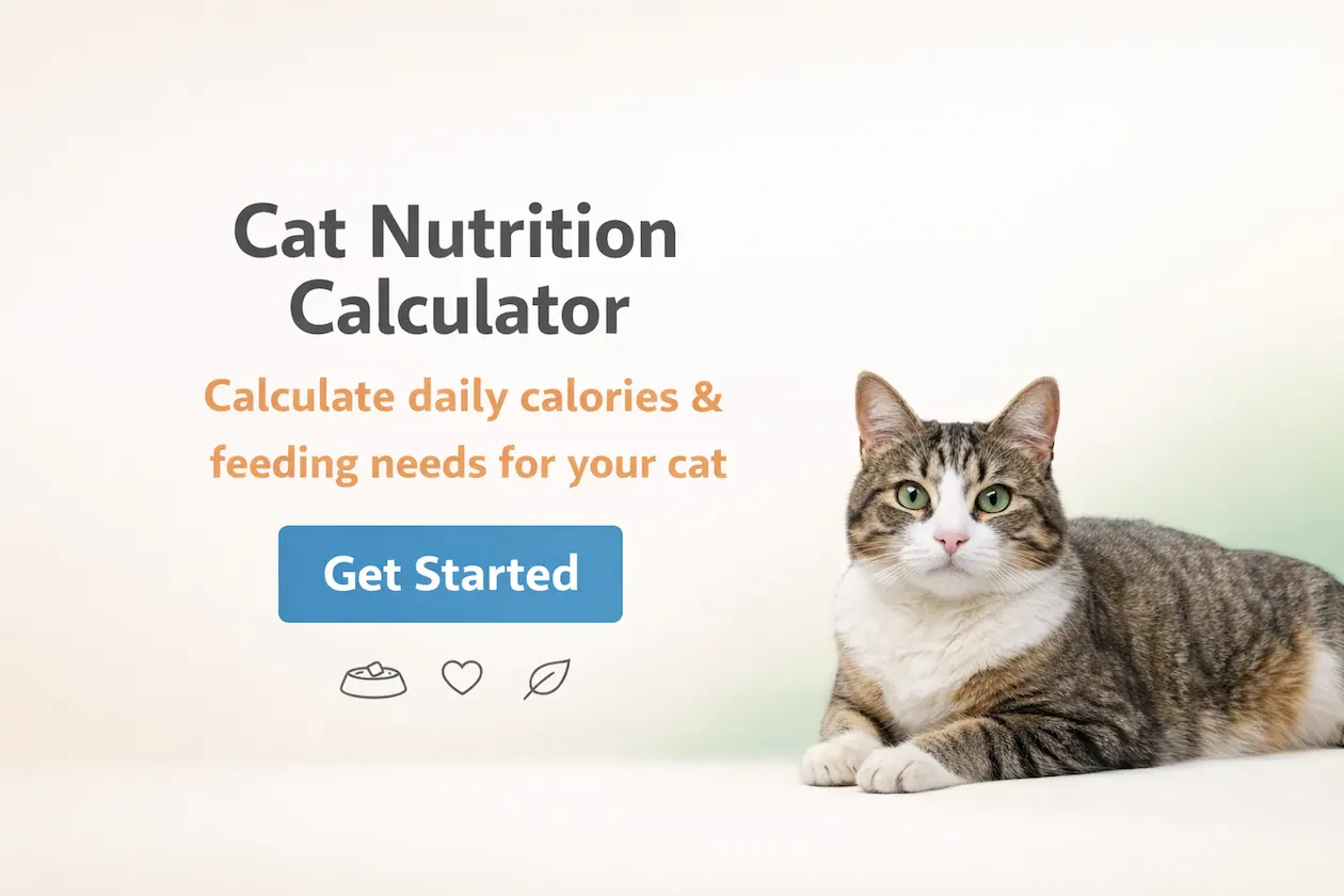 Cat nutrition calculator hero image
