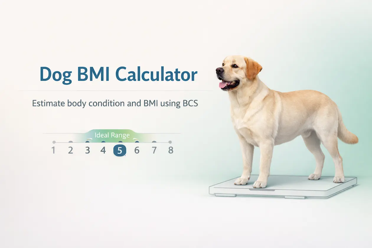 Dog nutrition calculator hero image