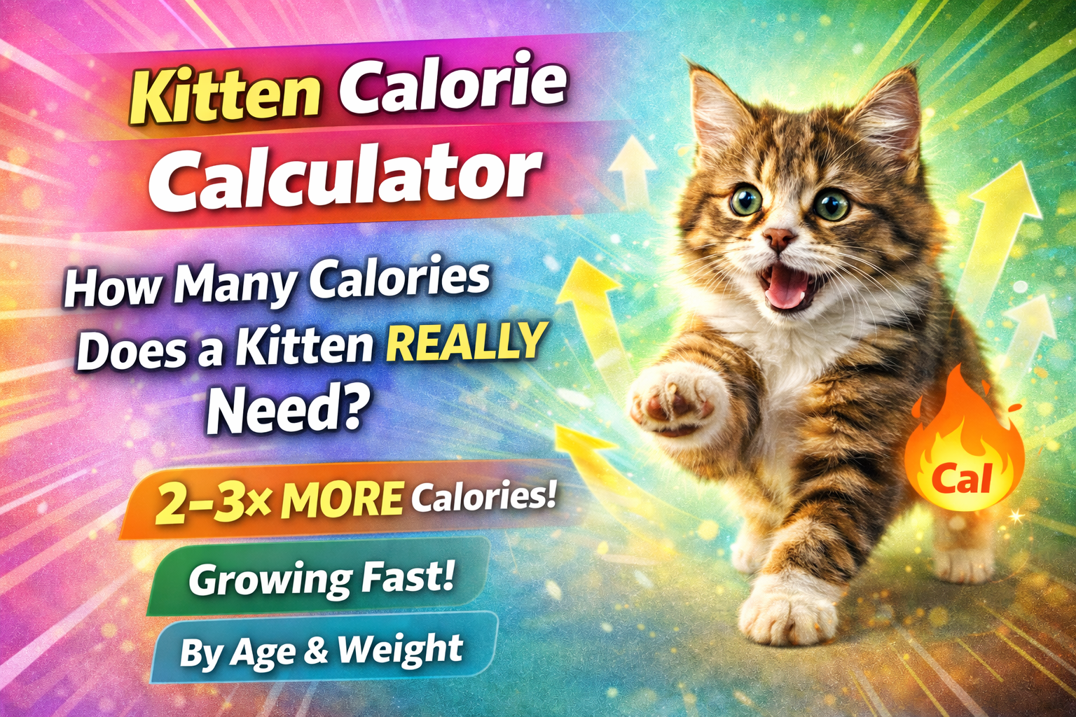 Kitten Calorie Calculator | Kitten Nutrition Calculator - Free Tool
