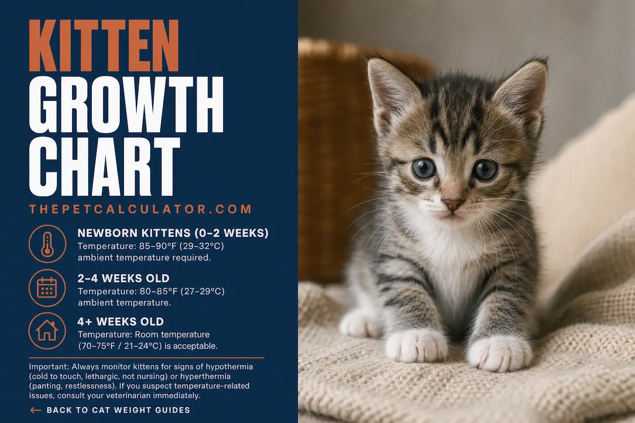 kitten growth chart by breed