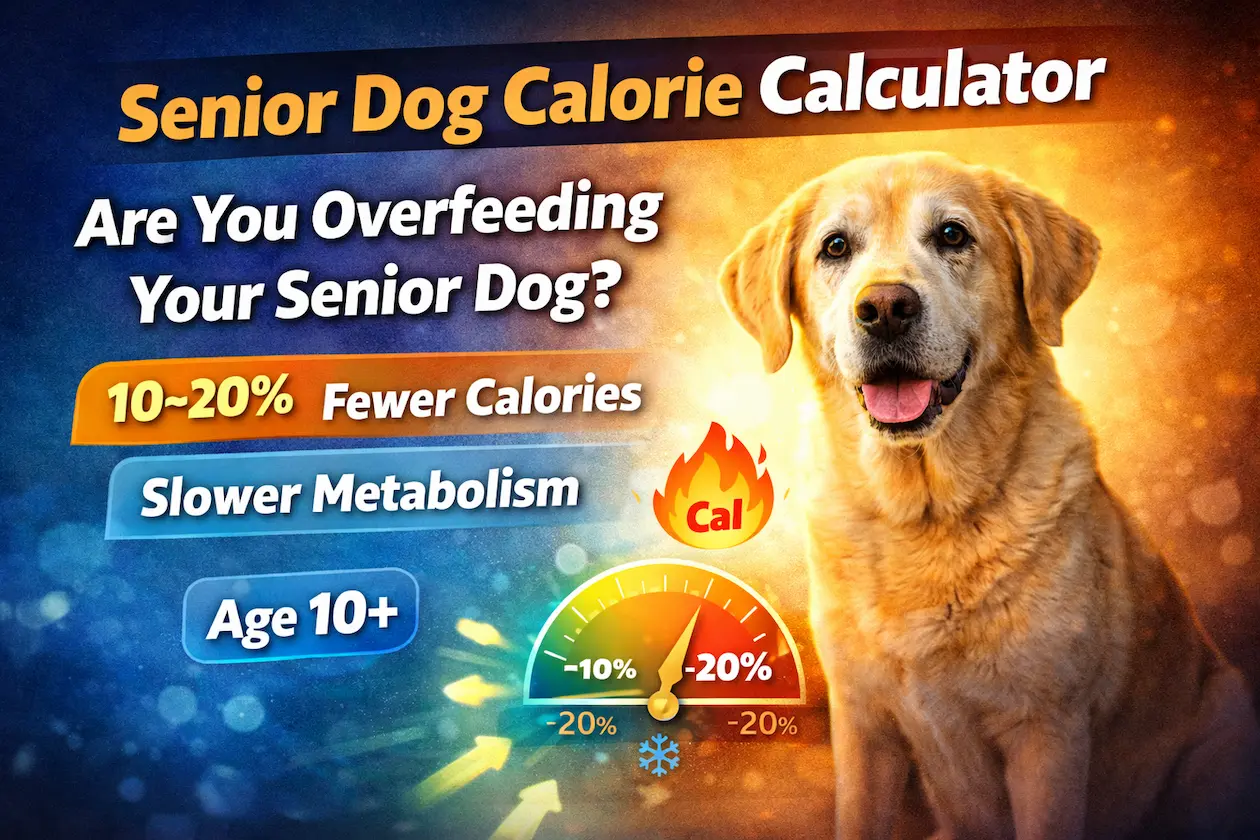 Dog nutrition calculator hero image