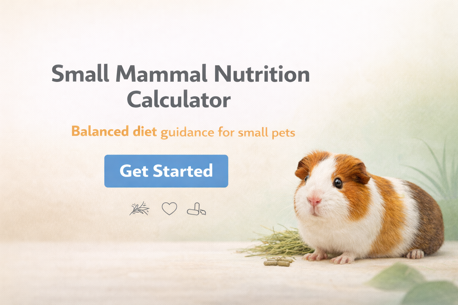 Small Mammal Nutrition Calculator